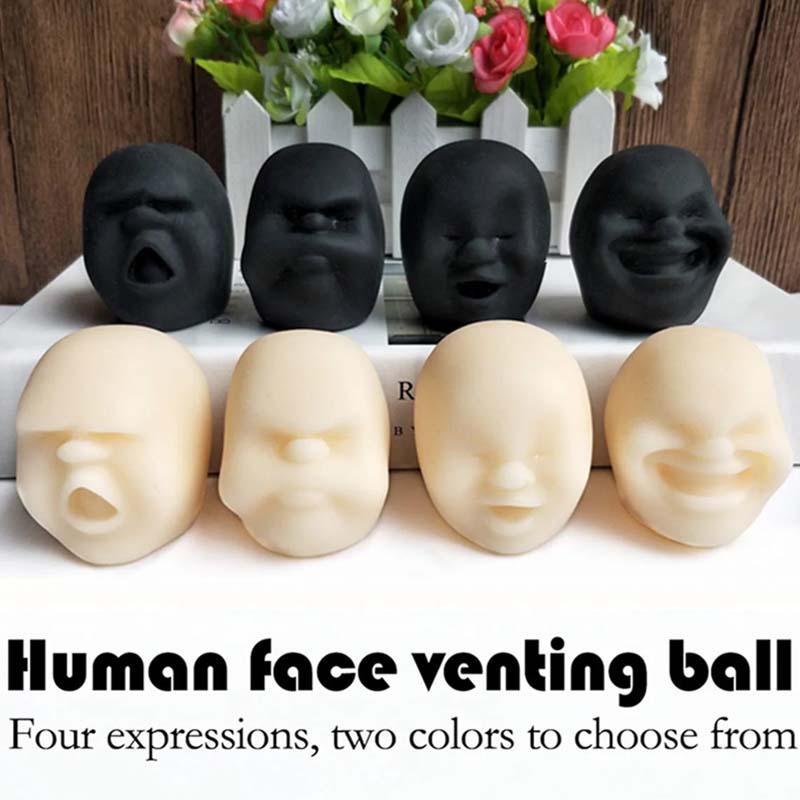 Funny Human Face Emotion Balls