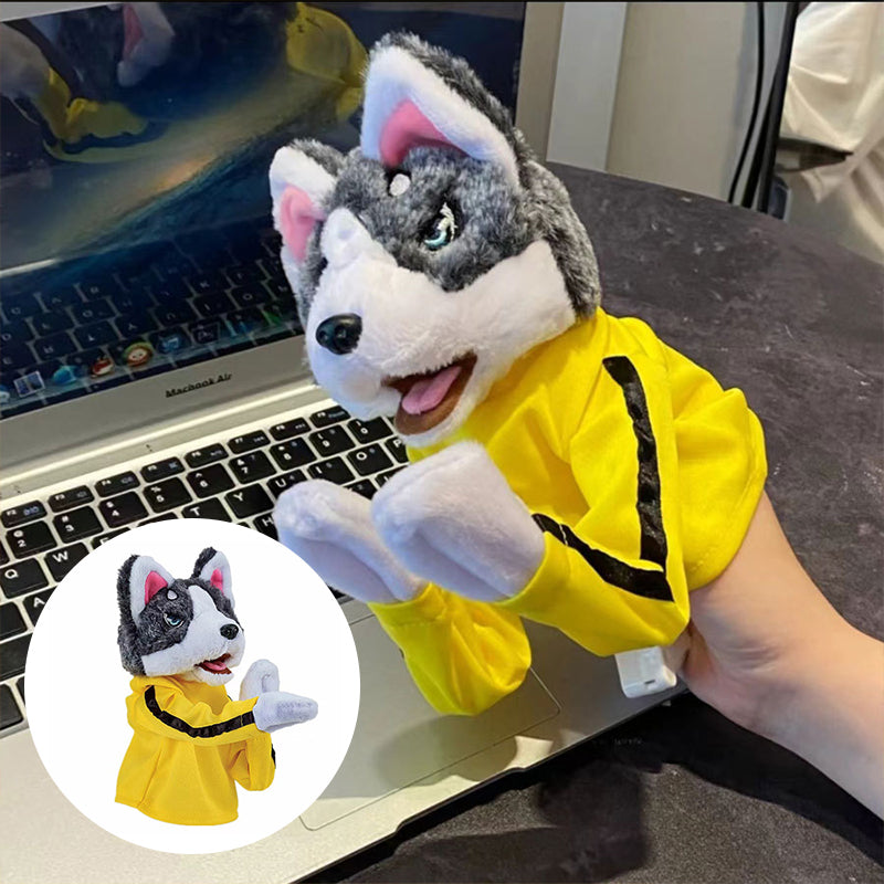 Plush Husky Gloves Doll