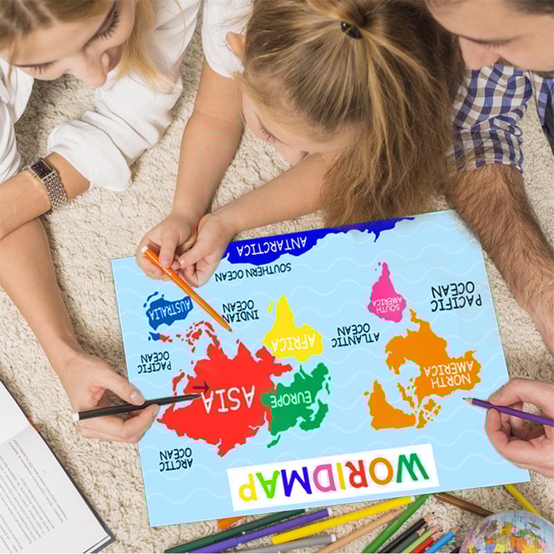 Colorful Educational Posters（18PCS/SET ）