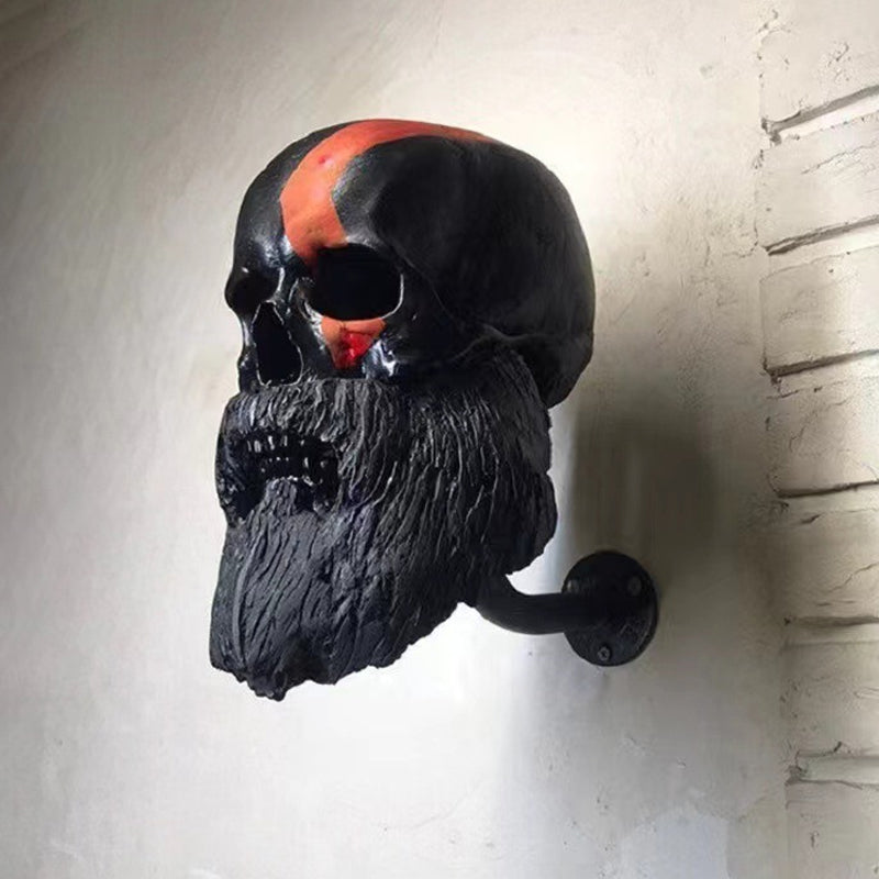 Motorcycle Skull Helmet Holder