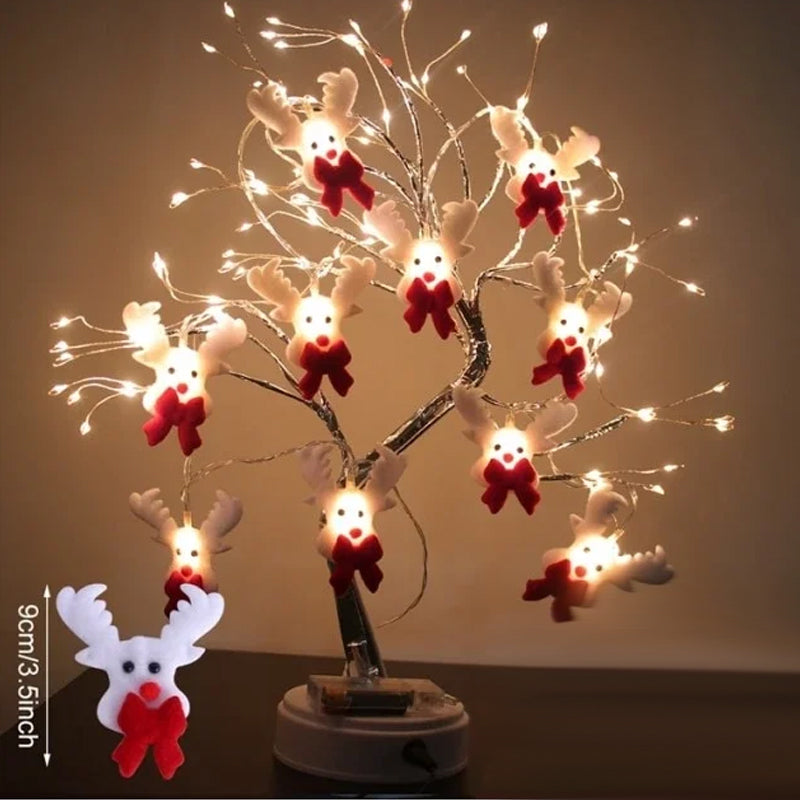 Snowman Christmas Tree LED Garland String Light