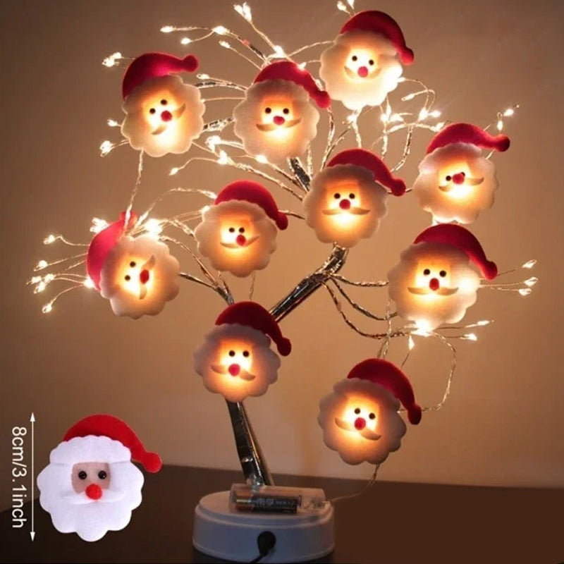 Snowman Christmas Tree LED Garland String Light