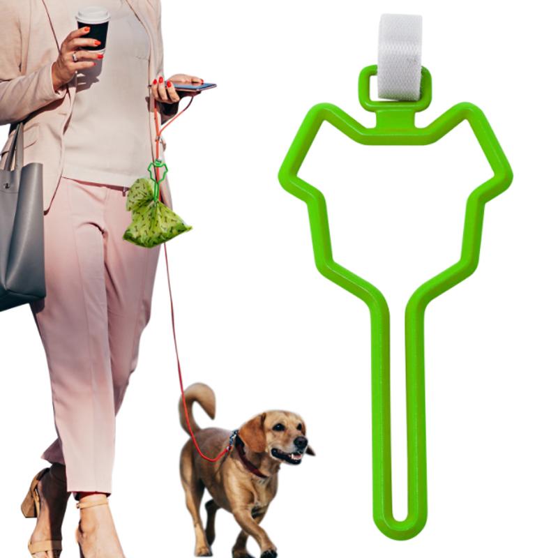 Dog Traction Rope Hands-Free Dog Excrement Bag Holder