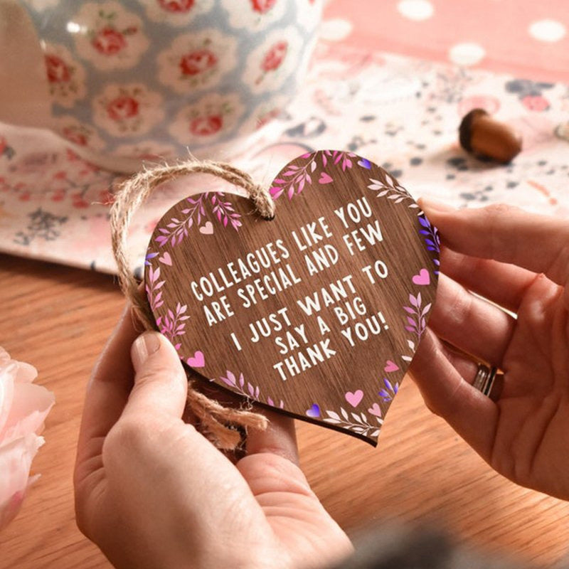 Wooden Heart Plaque Gift Exquisite Love Heart Craftsmanship