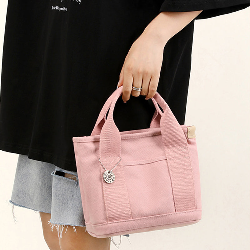 Large capacity multi-pocket handbag