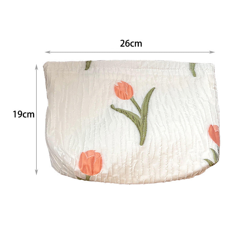 Cute Floral Makeup Bag