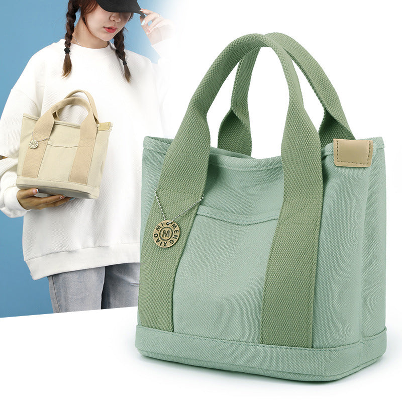 Large capacity multi-pocket handbag