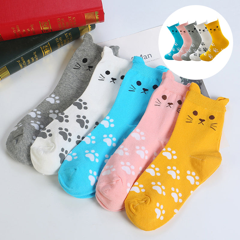 Socks with Cat Ears (10pairs)