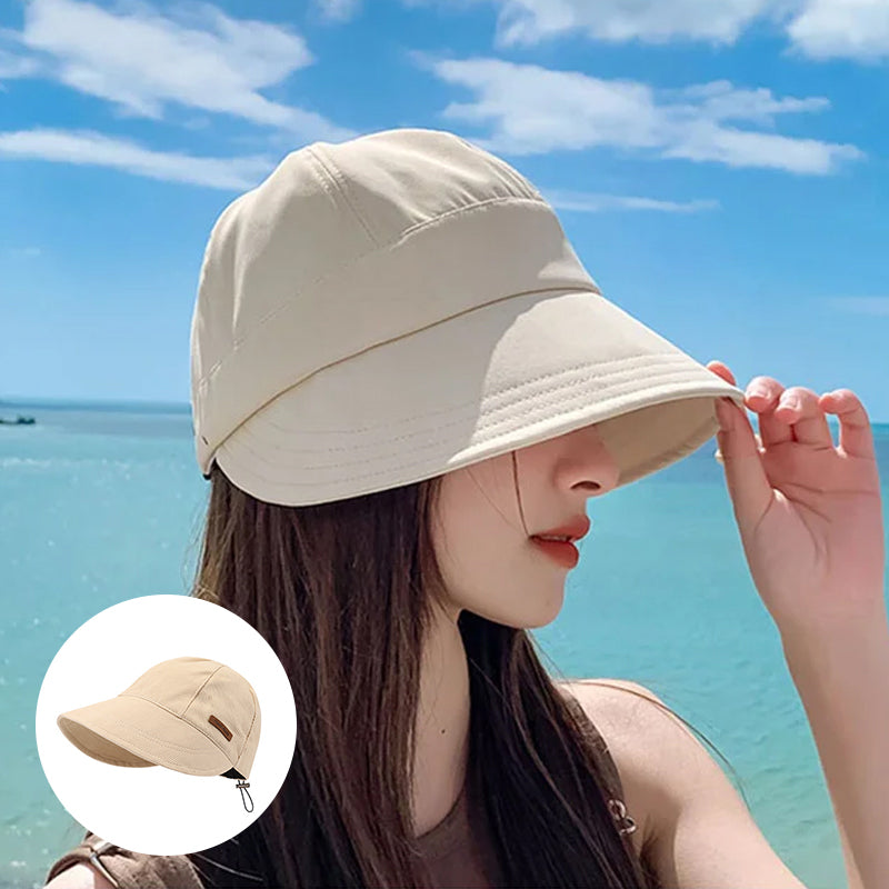 UV Protection Hat Without Makeup