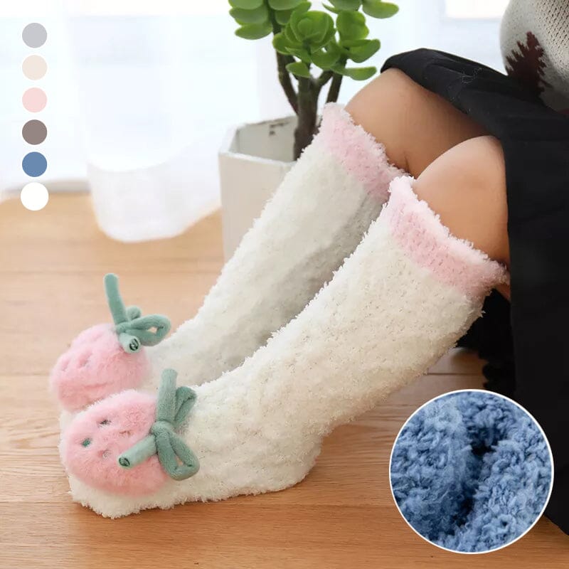 Baby Coral Fleece Knee Socks