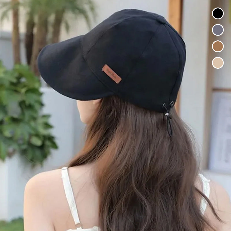 UV Protection Hat Without Makeup