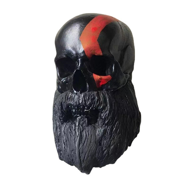 Motorcycle Skull Helmet Holder