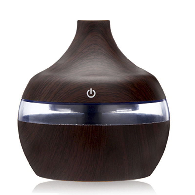 300ML Home Wood Grain Humidifier